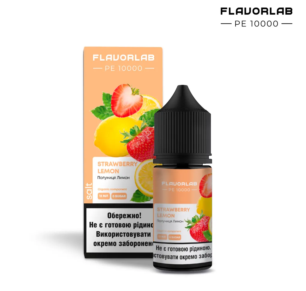 Ароматизатор Flavorlab РЕ 10000 Полуниця Лимон 12 мл Ароматизатор Flavorlab РЕ 10000 Полуниця Лимон 12 мл