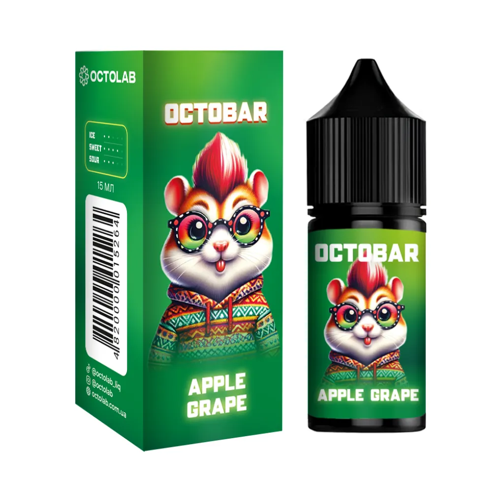 Ароматизатор Octobar NFT Apple Grape 15 мл Ароматизатор Octobar NFT Apple Grape 15 мл