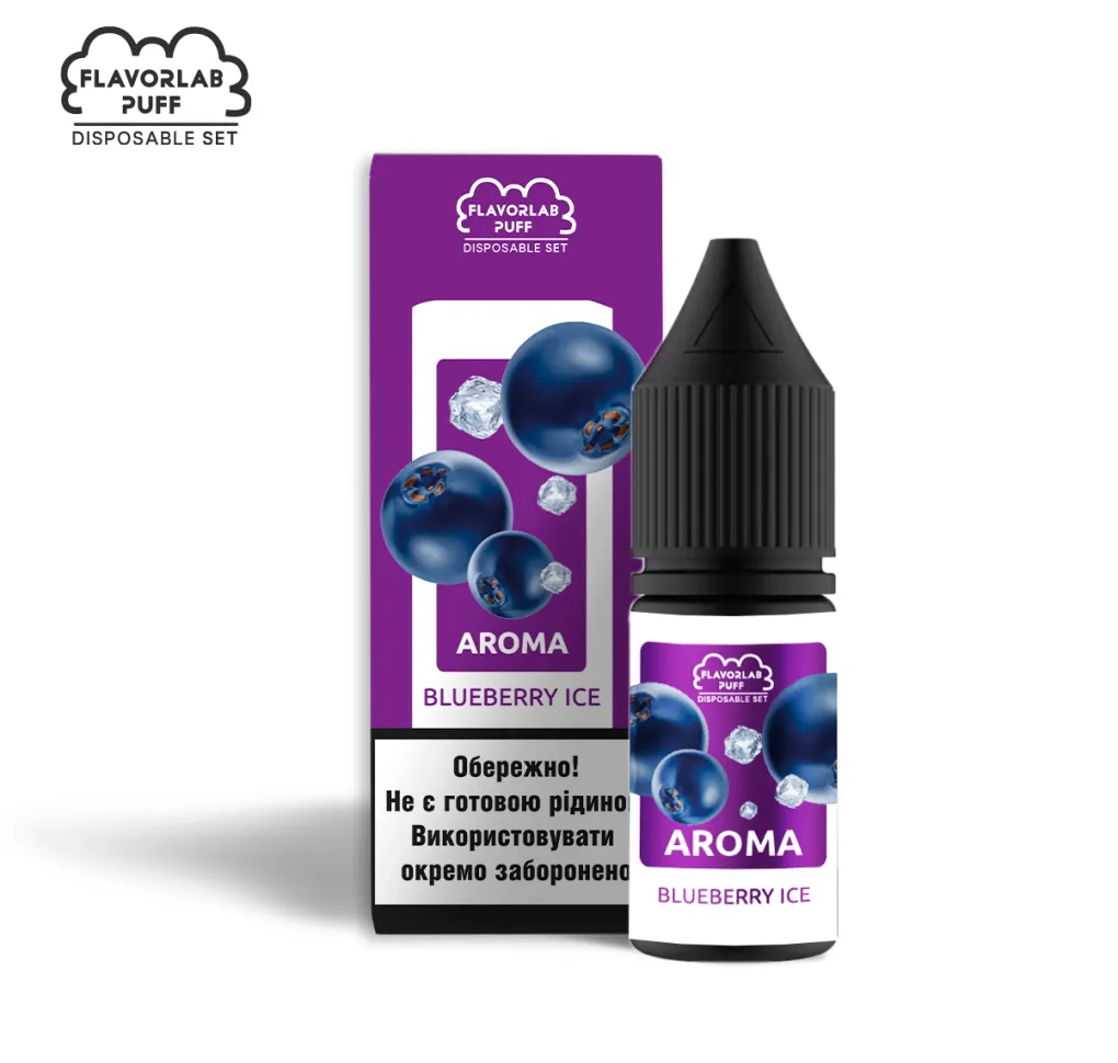 Ароматизатор Flavorlab Puff Чорниця Айс 5 мл Ароматизатор Flavorlab Puff Чорниця Айс 5 мл