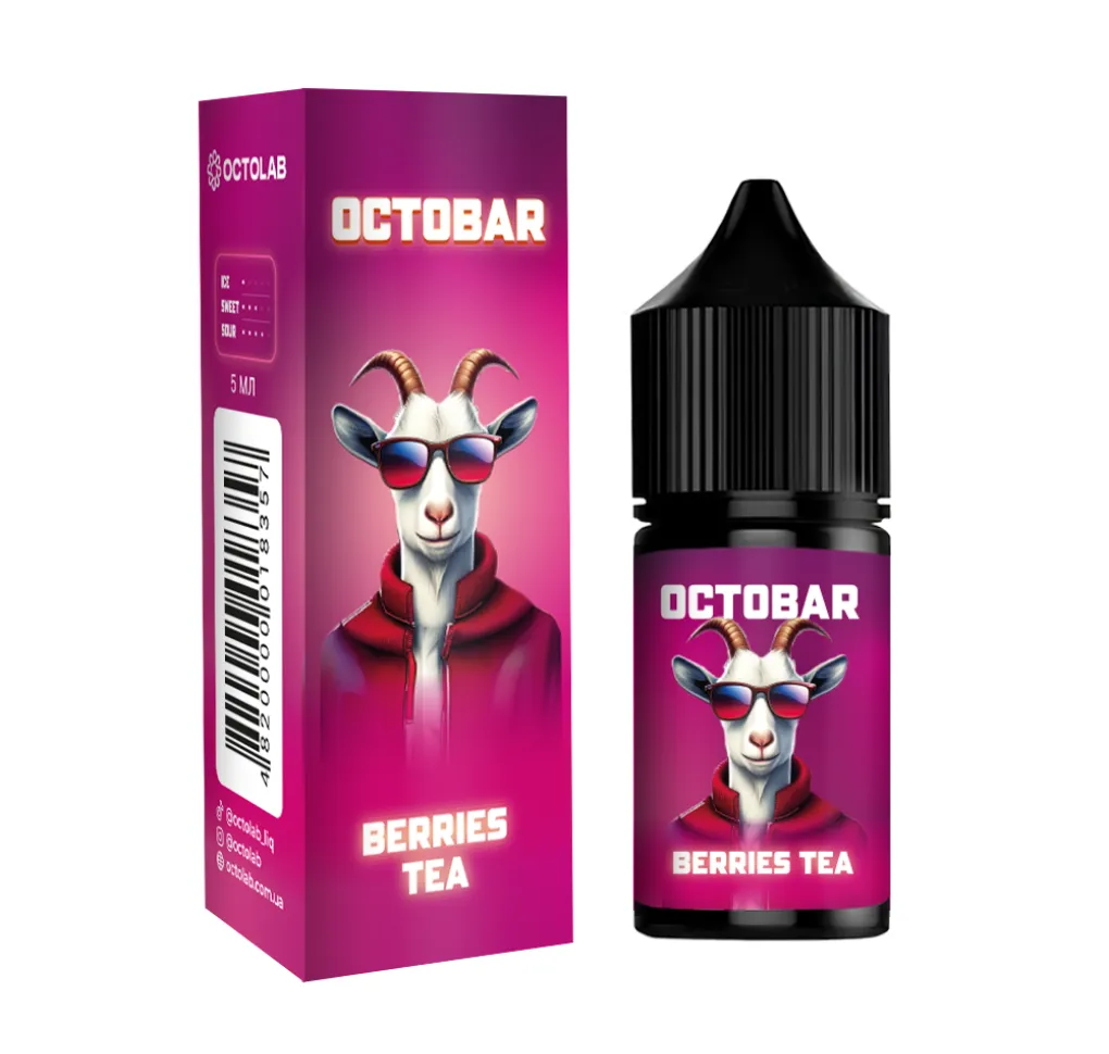 Ароматизатор Octobar NFT Berries Tea 5 мл Ароматизатор Octobar NFT Berries Tea 5 мл