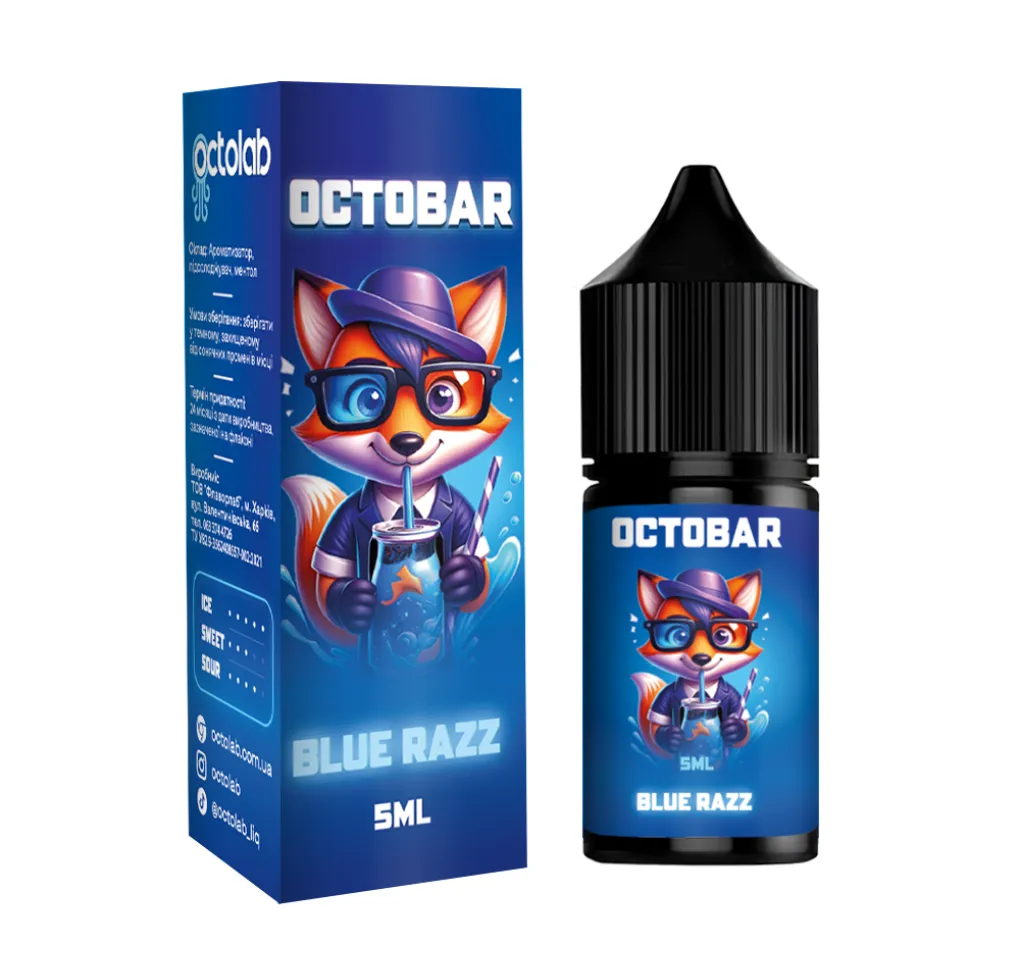 Ароматизатор Octobar NFT Blue Razz 5 мл