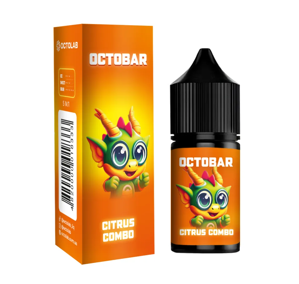 Ароматизатор Octobar NFT Citrus Combo 5 мл Ароматизатор Octobar NFT Citrus Combo 5 мл