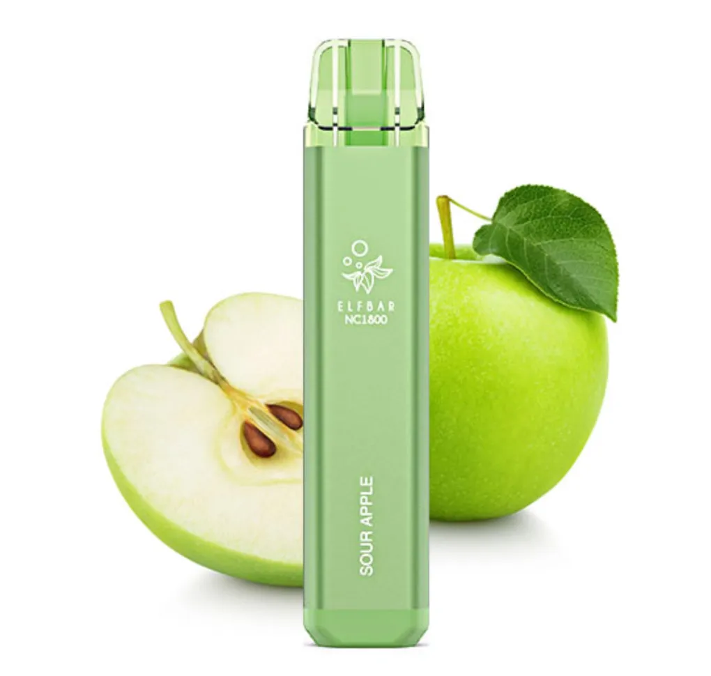 Elf Bar NC1800 Кисле яблуко А Elf Bar NC1800 Кисле яблуко А