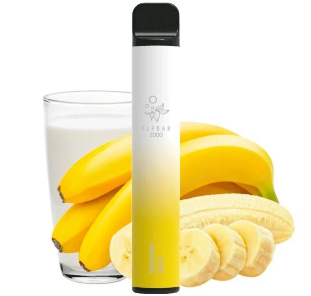 Elf Bar 2000 Banana Milk Elf Bar 2000 Banana Milk