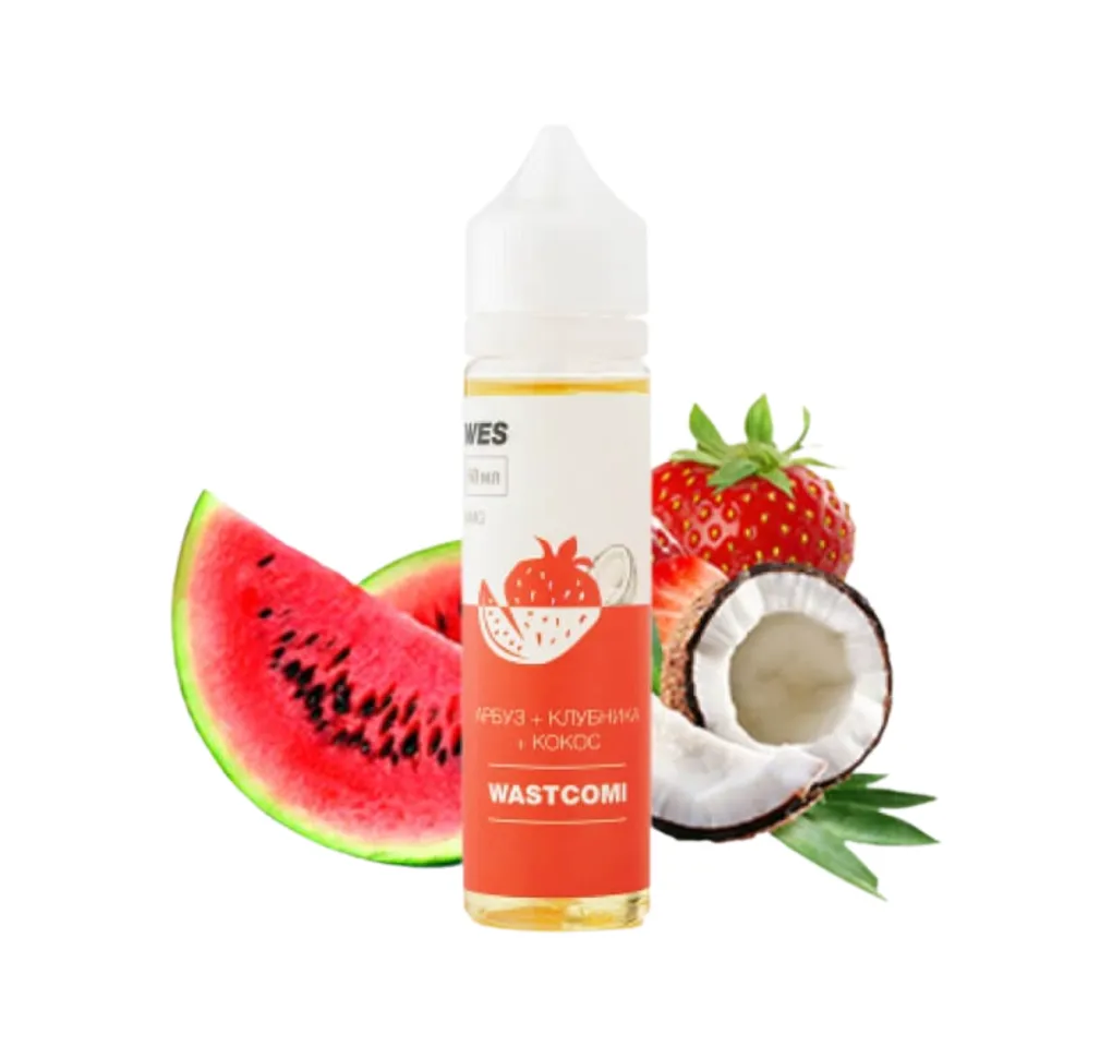WES 60 мл 6 мг Кавун, полуниця з кокосом