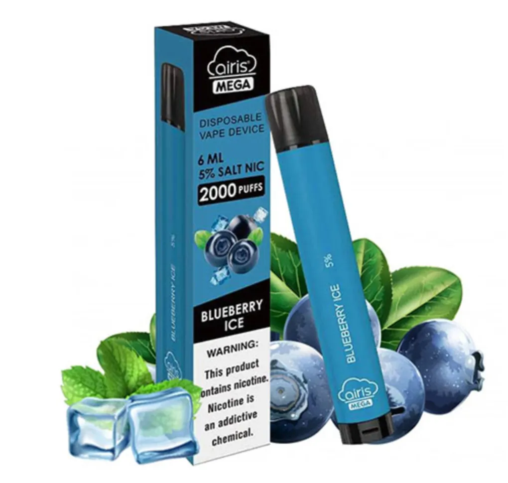 Електронна сигарета Airis Mega 2000 Blueberry Ice Електронна сигарета Airis Mega 2000 Blueberry Ice