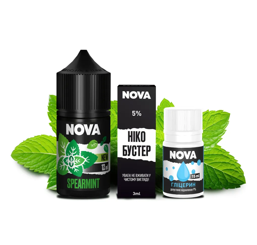 Набір Nova 30 мл 50 мг SPEARMINT Набір Nova 30 мл 50 мг SPEARMINT