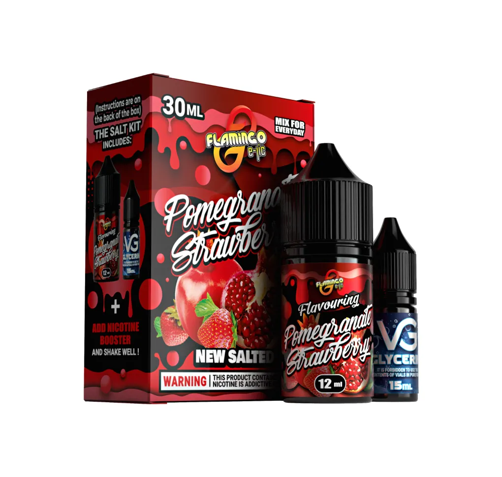 Набір Flamingo 30 мл 50 мг Pomegranate strawberry Набір Flamingo 30 мл 50 мг Pomegranate strawberry