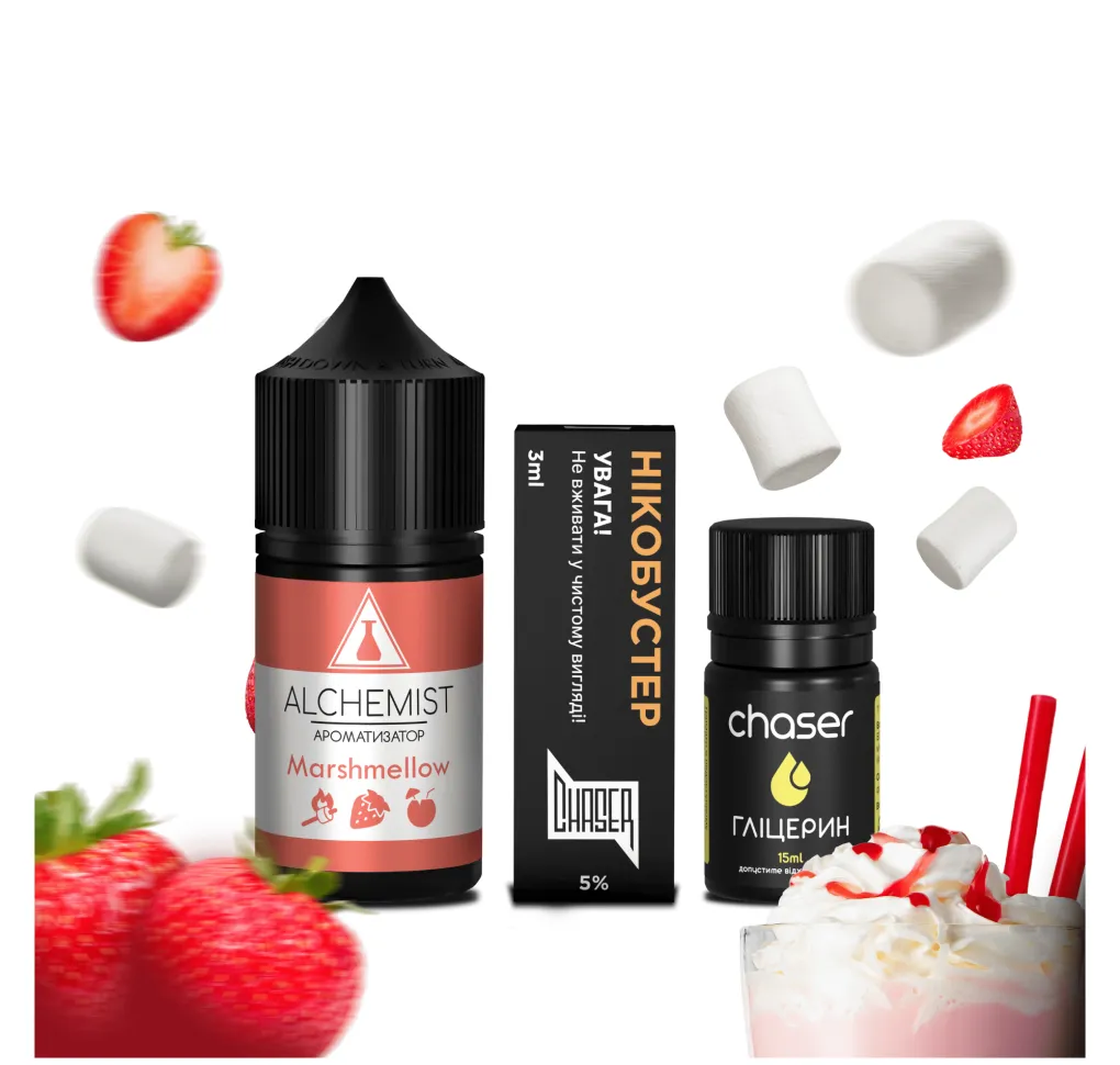 Набір Alchemist 30 мл 50 мг Marshmellow Набір Alchemist 30 мл 50 мг Marshmellow