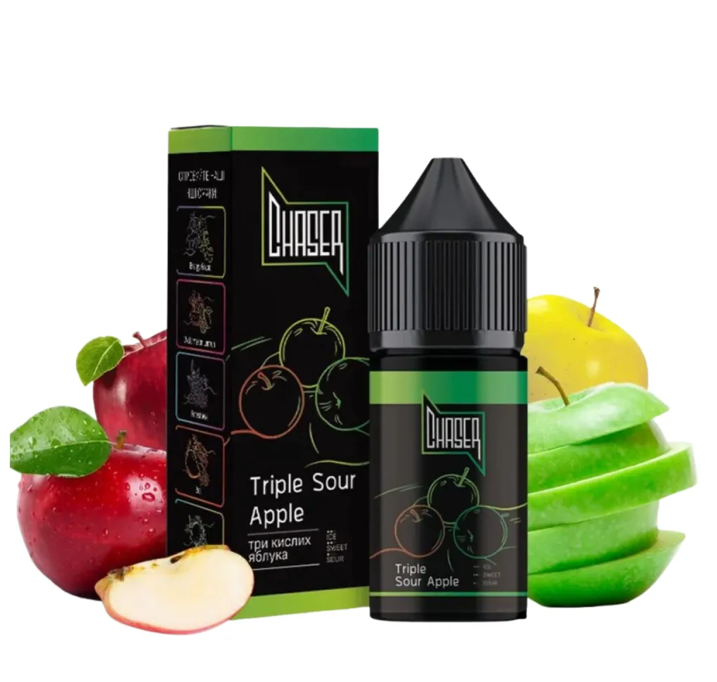 Chaser BLACK 30 мл 30 мг Triple Sour Apple