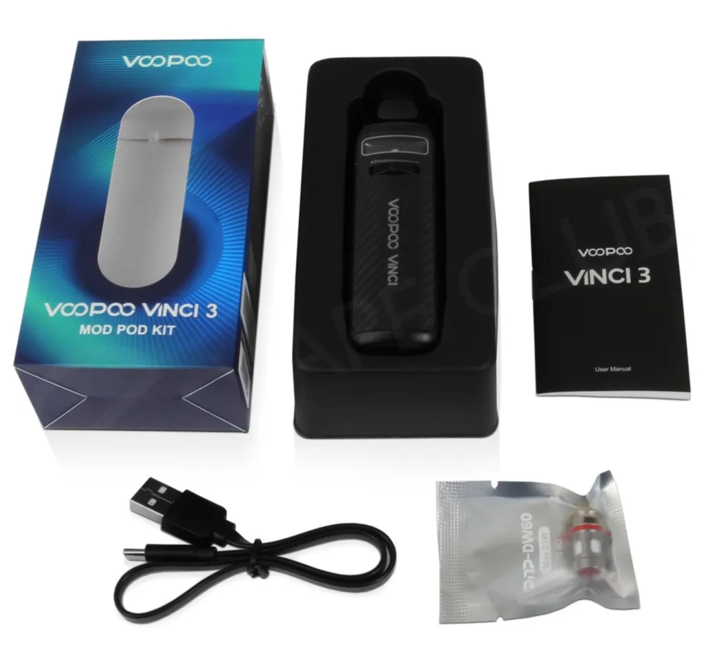 VooPoo Vinci 3 Carbon Fiber Blue VooPoo Vinci 3 Carbon Fiber Blue