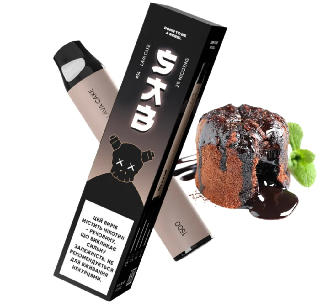 Електронна сигарета SAB 1500 №34 Lava Cake Електронна сигарета SAB 1500 №34 Lava Cake