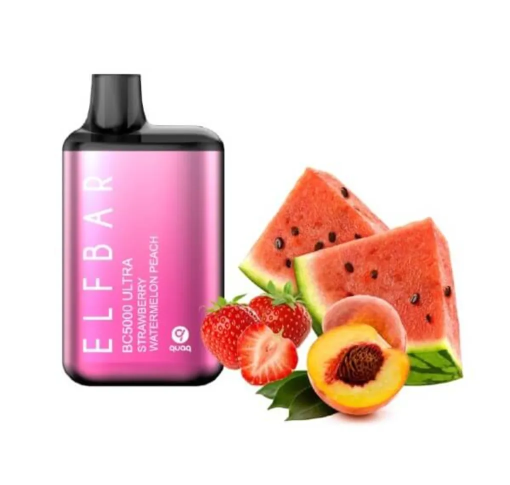 Elf Bar BC5000 Strawberry Watermelon Peach