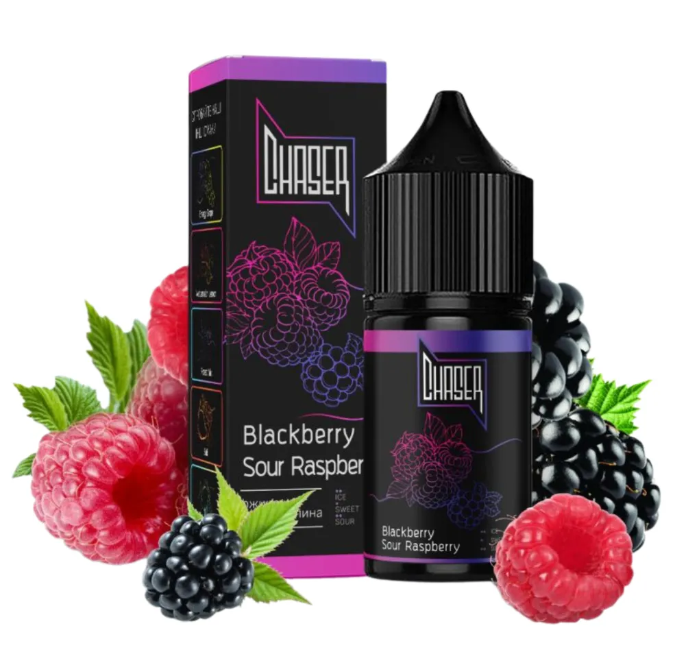 Chaser BLACK 30 мл 30 мг Blackberry Sour Raspberry