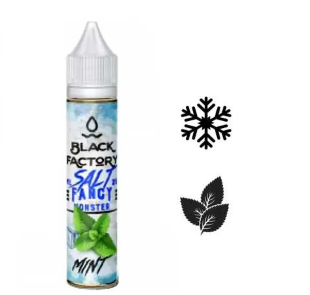 Black Factory 30 ml 50 mg М'ята з льодом Black Factory 30 ml 50 mg М'ята з льодом