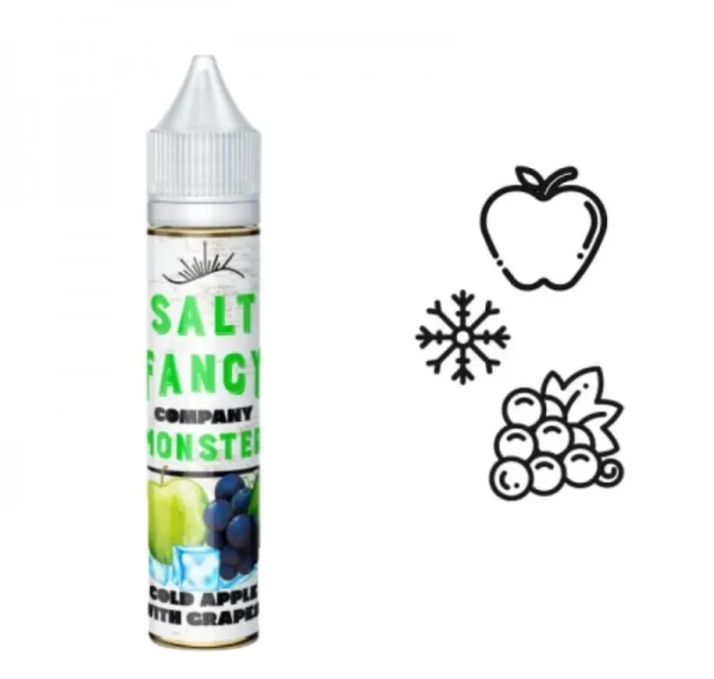 Black Factory 30 ml 25 mg Яблуко виноград з льодом Black Factory 30 ml 25 mg Яблуко виноград з льодом