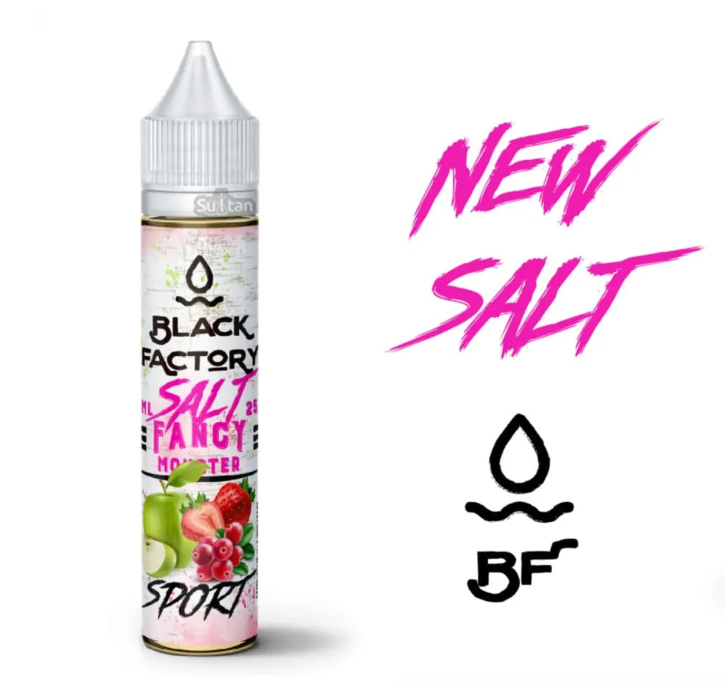 Black Factory 30 ml 25 mg Яблуко полуниця барбарис