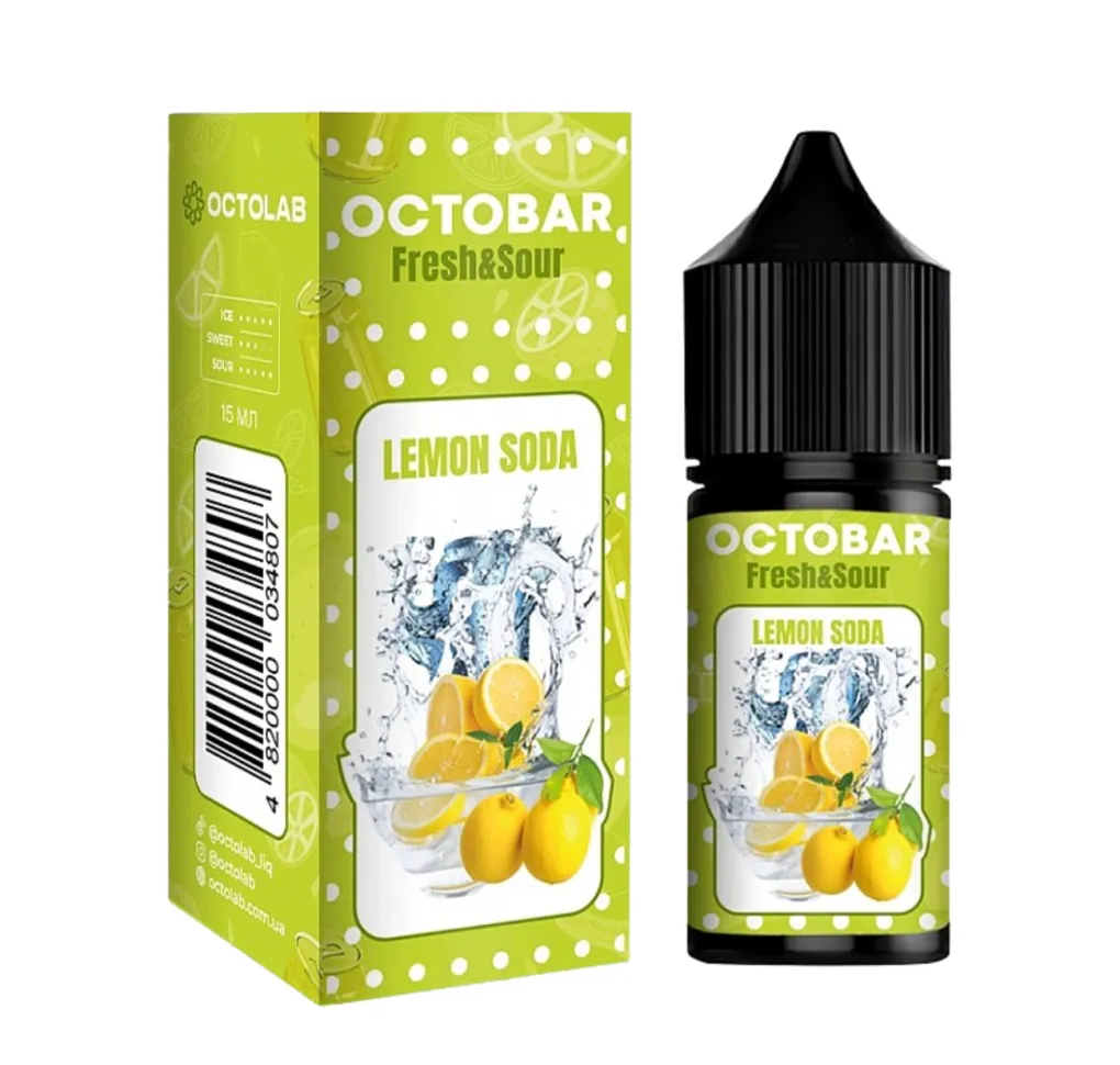 Ароматизатор Octobar Sour & Fresh Lemon Soda 15 мл