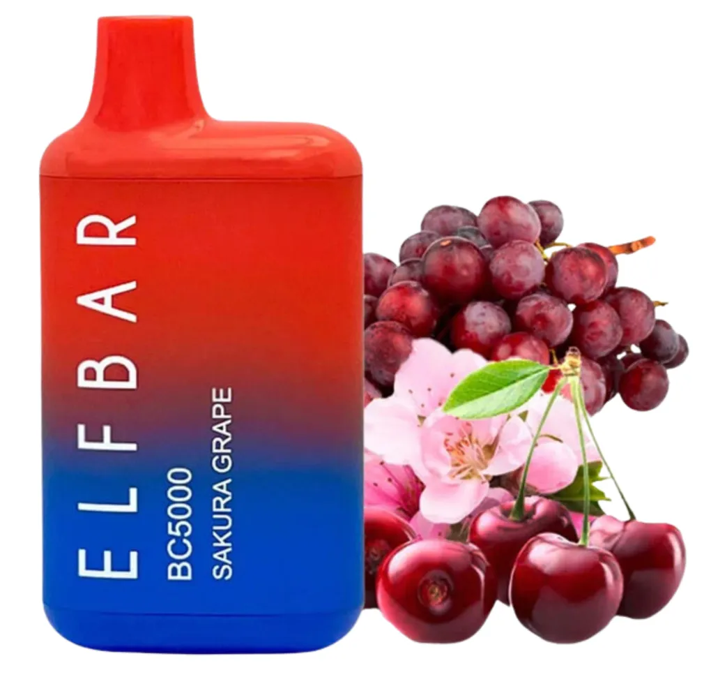 Elf Bar BC5000 Sakura Grape Elf Bar BC5000 Sakura Grape