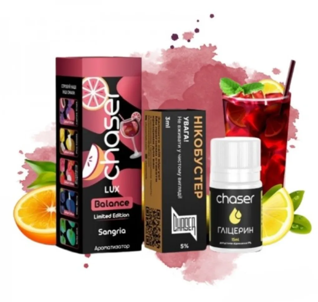 Набір Chaser Lux 30 мл 65 мг Sangria Набір Chaser Lux 30 мл 65 мг Sangria
