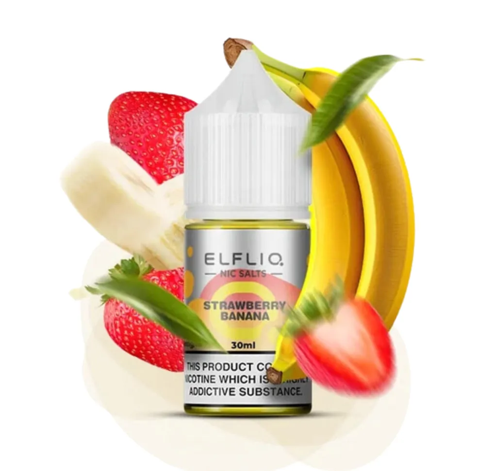 Elf Liq 30 мл 50 мг Strawberry Banana Elf Liq 30 мл 50 мг Strawberry Banana