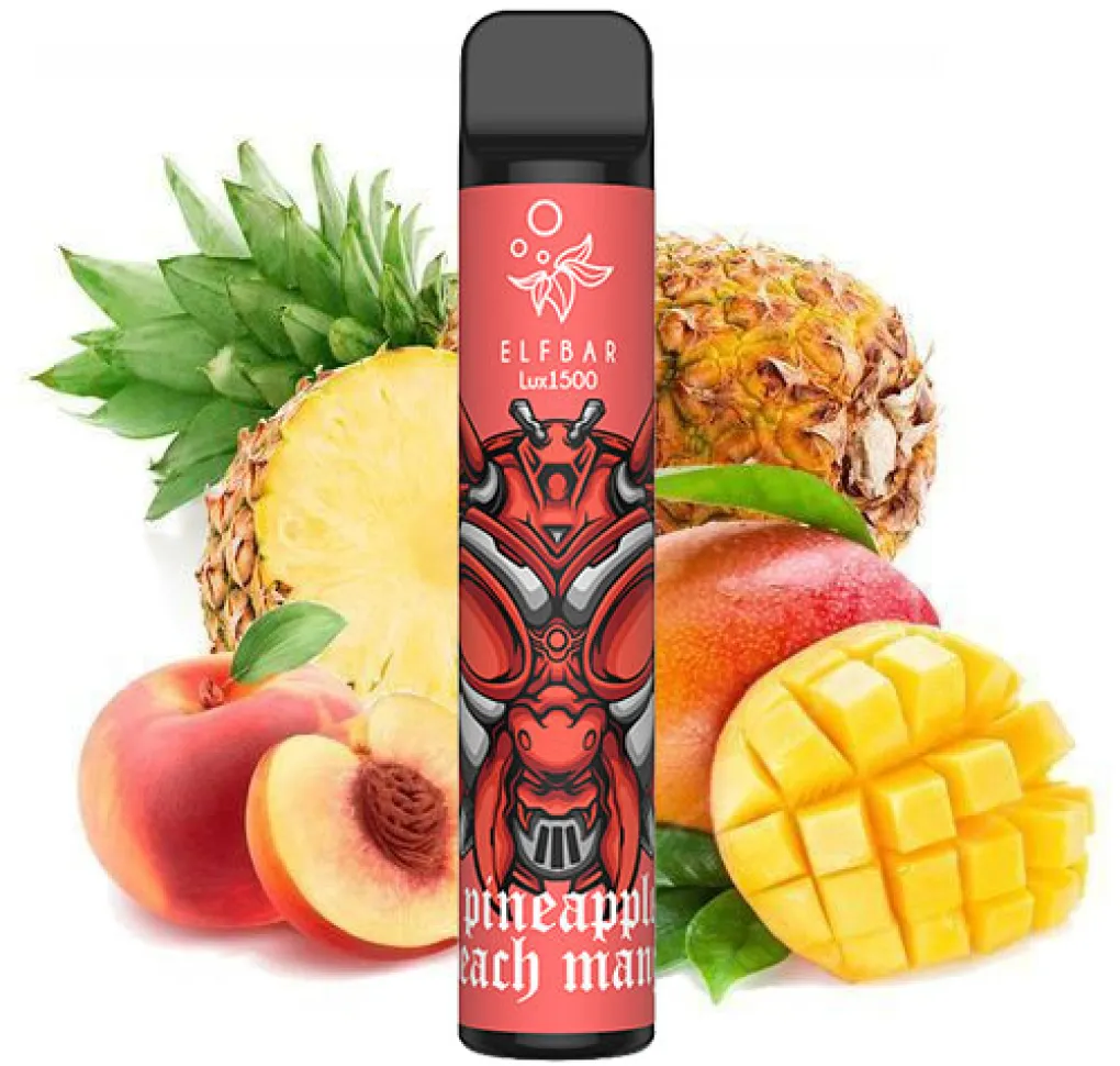 Elf Bar 1500 Lux Pineapple Peach Mango Elf Bar 1500 Lux Pineapple Peach Mango