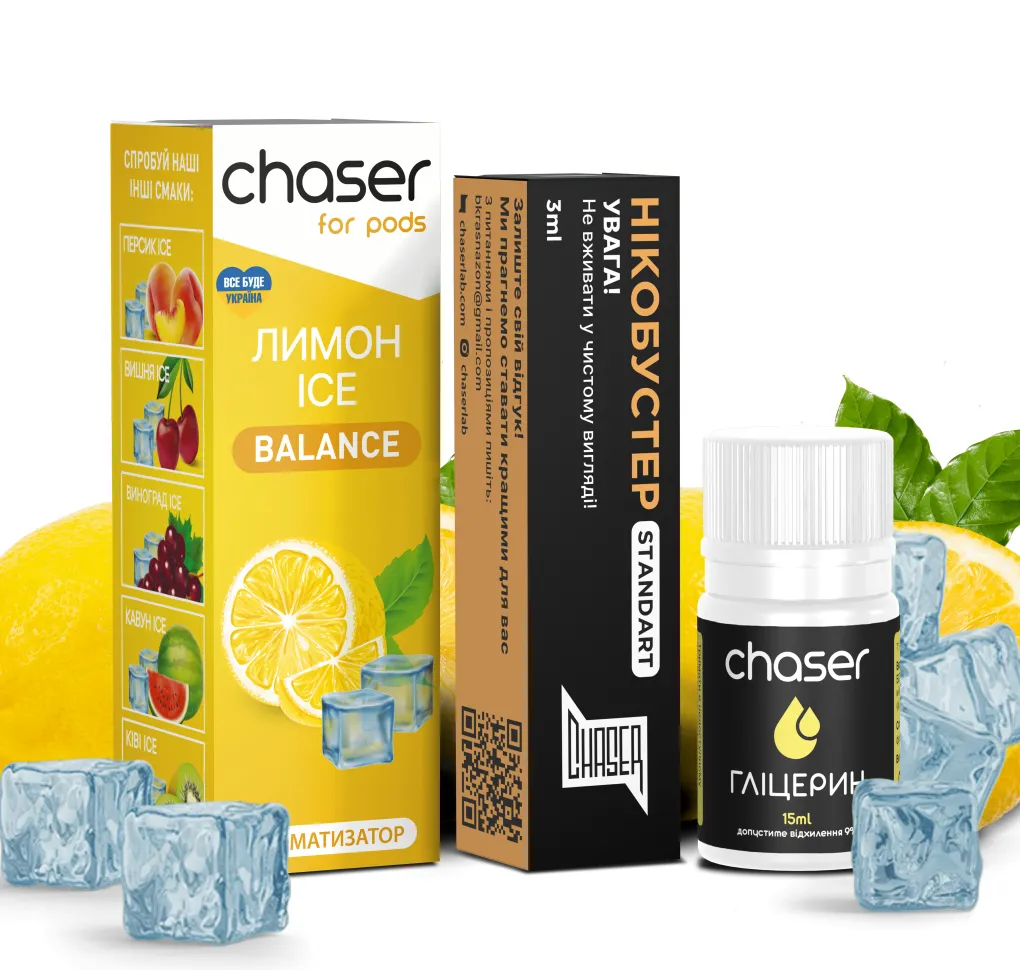 Набір Chaser For Pods ICE 30 мл 50 мг ЛИМОН