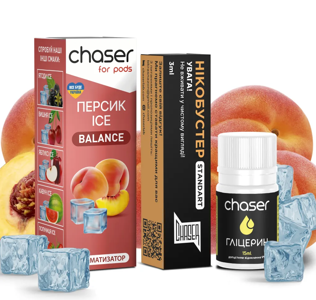 Набір Chaser For Pods ICE 30 мл 50 мг ПЕРСИК