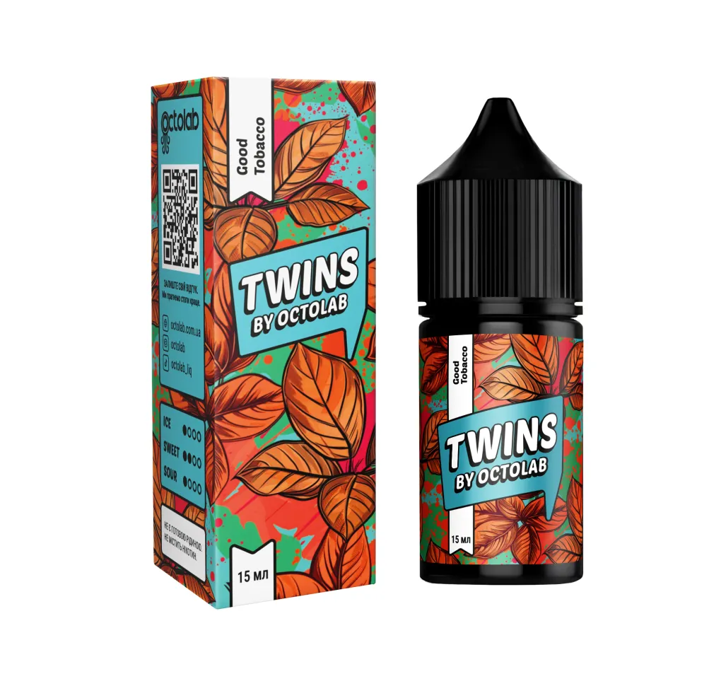 Ароматизатор Octobar TWINS Good Tobacco 15 мл Ароматизатор Octobar TWINS Good Tobacco 15 мл