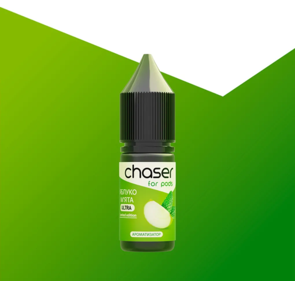 АРОМАТИЗАТОР Chaser For Pods ЯБЛУКО М`ЯТА 4 мл АРОМАТИЗАТОР Chaser For Pods ЯБЛУКО М`ЯТА 4 мл