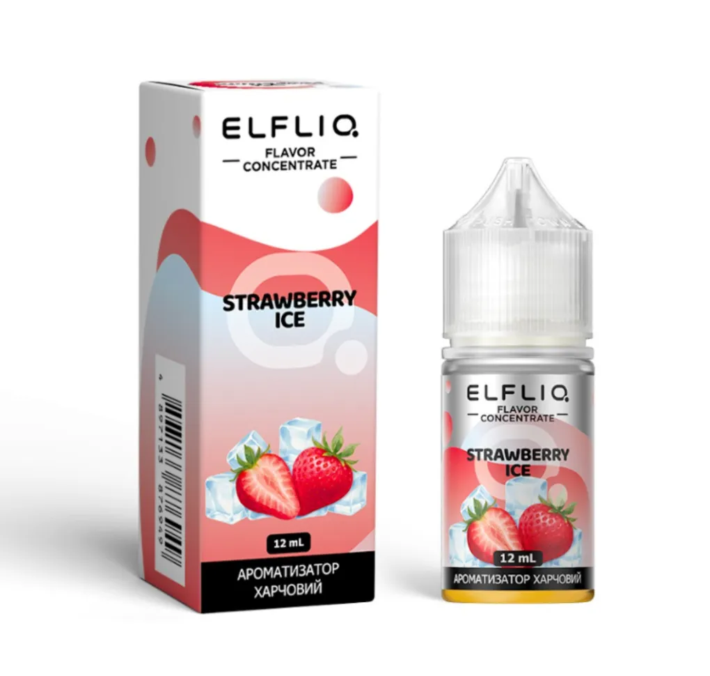 Ароматизатор ELF LIQ Strawberry Ice 12 мл Ароматизатор ELF LIQ Strawberry Ice 12 мл