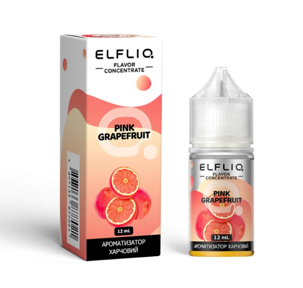 Ароматизатор ELF LIQ Pink Grapefruite 12 мл Ароматизатор ELF LIQ Pink Grapefruite 12 мл