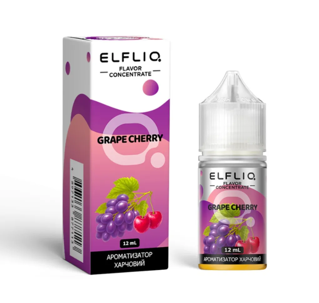 Ароматизатор ELF LIQ Grape Cherry 12 мл Ароматизатор ELF LIQ Grape Cherry 12 мл