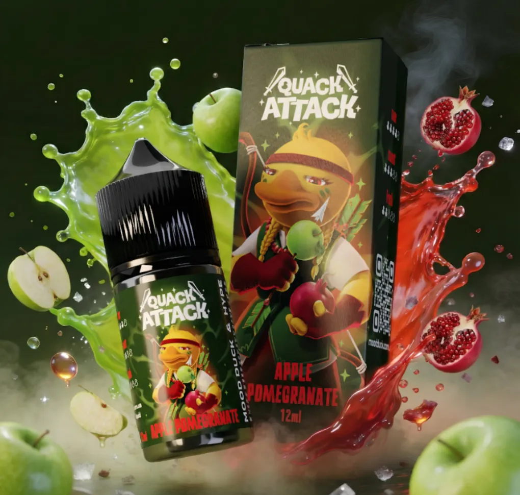 Ароматизатор Mood Duck Quack Attack Apple Pomegranate 12 мл Ароматизатор Mood Duck Quack Attack Apple Pomegranate 12 мл