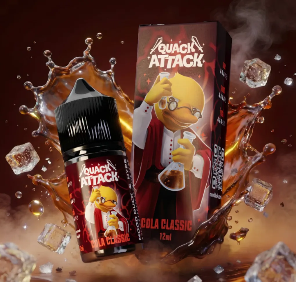 Ароматизатор Mood Duck Quack Attack Cola Classic 12 мл Ароматизатор Mood Duck Quack Attack Cola Classic 12 мл