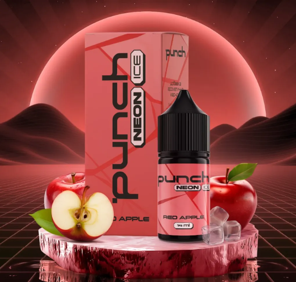Ароматизатор Punch Neon Ice Red Apple 14 мл Ароматизатор Punch Neon Ice Red Apple 14 мл