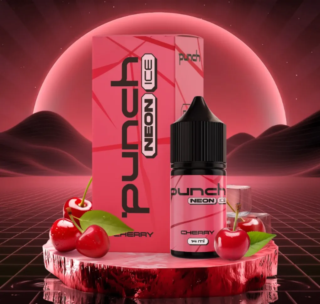 Ароматизатор Punch Neon Ice Cherry 14 мл Ароматизатор Punch Neon Ice Cherry 14 мл