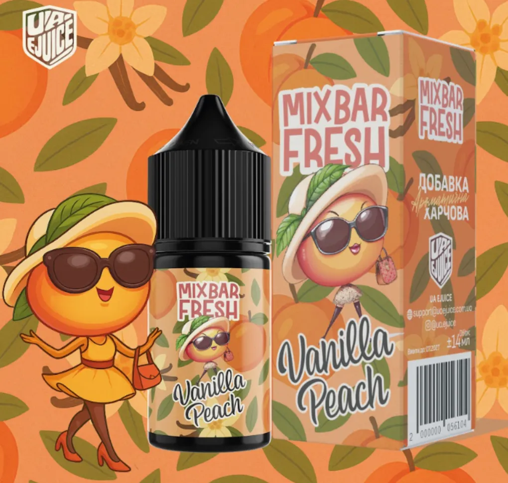 Ароматизатор Mix Bar Fresh Vanilla Peach 7 мл