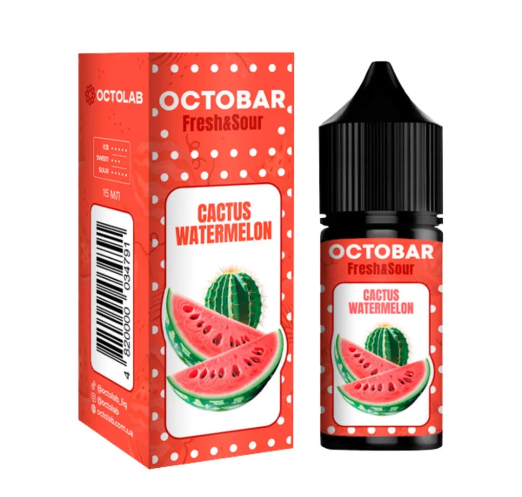 Ароматизатор Octobar Sour & Fresh Cactus Watermelon 15 мл