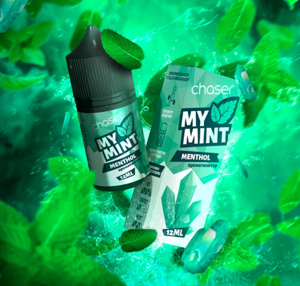 Ароматизатор Chaser My Mint 12 мл MENTHOL Ароматизатор Chaser My Mint 12 мл MENTHOL