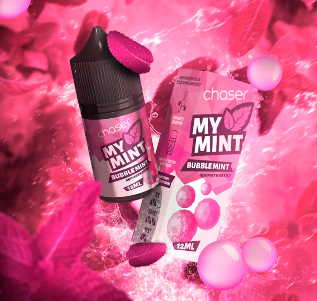 Ароматизатор Chaser My Mint 12 мл BUBBLE MINT