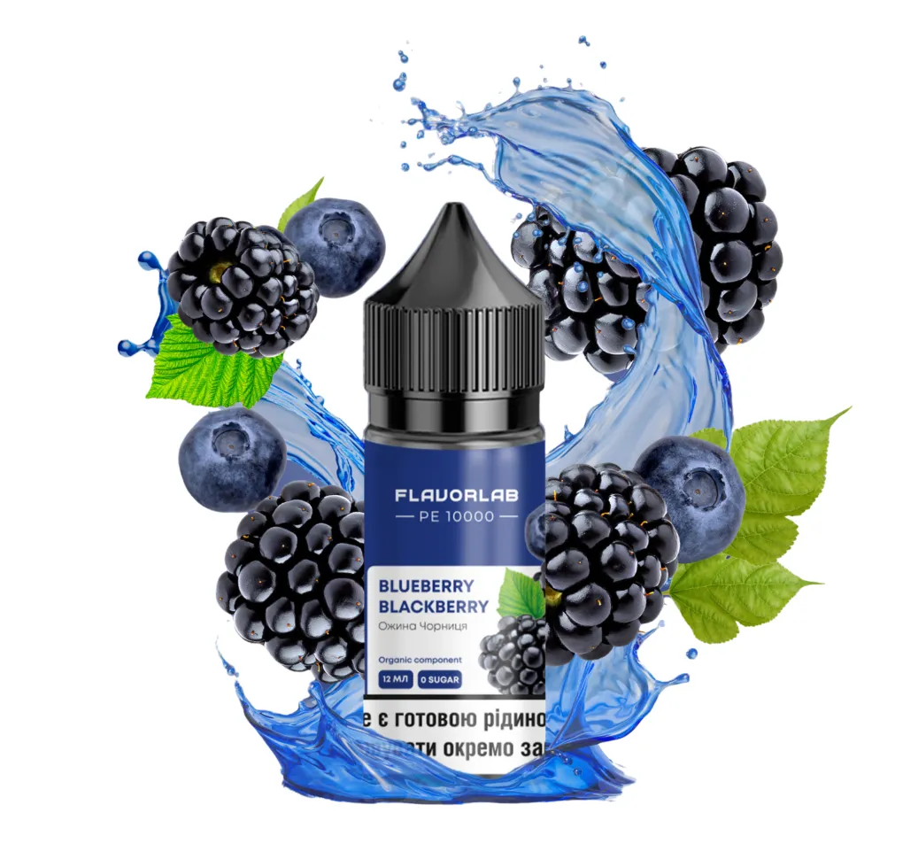 Набір Flavorlab PE 10000 30 мл 50 мг Ожина чорниця Набір Flavorlab PE 10000 30 мл 50 мг Ожина чорниця