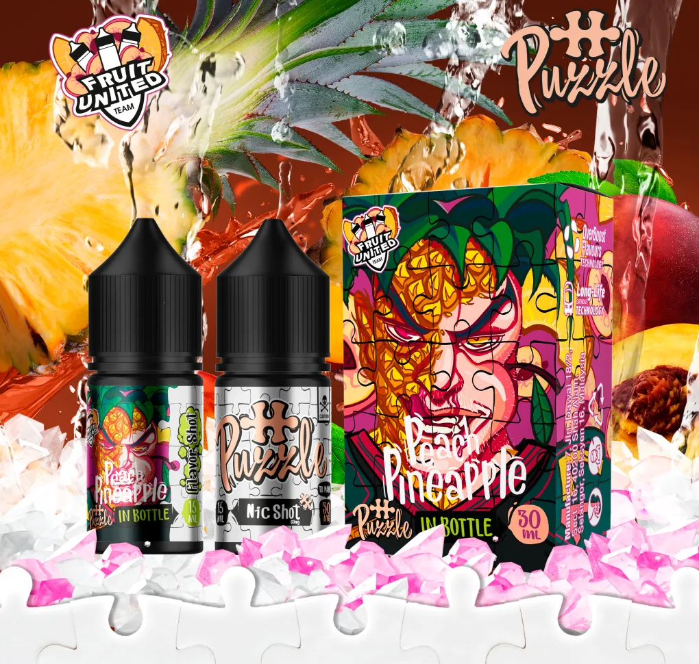 Набір In Bottle 30 мл 50 мг Pineapple Peach