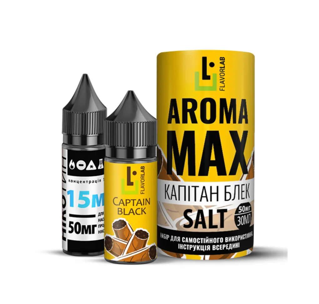 Набір Flavorlab Aroma Max 30 мл 50 мг Капітан блек