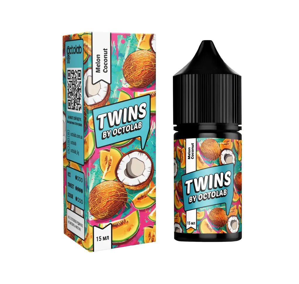 Ароматизатор Octobar TWINS Melon Coconut 15 мл Ароматизатор Octobar TWINS Melon Coconut 15 мл