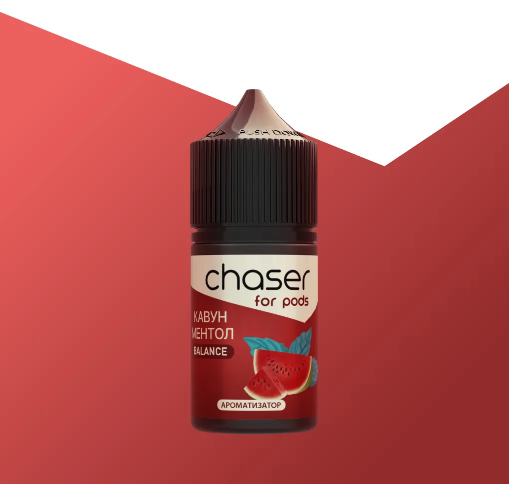 АРОМАТИЗАТОР CHASER For Pods КАВУН МЕНТОЛ 12 мл