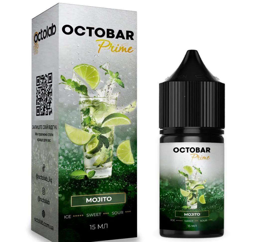 Ароматизатор Octobar Prime Mojito 15 мл Ароматизатор Octobar Prime Mojito 15 мл
