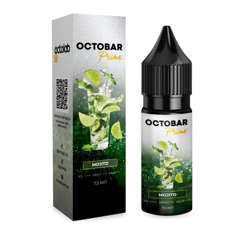 Ароматизатор Octobar Prime Mojto 7,5 мл Ароматизатор Octobar Prime Mojto 7,5 мл