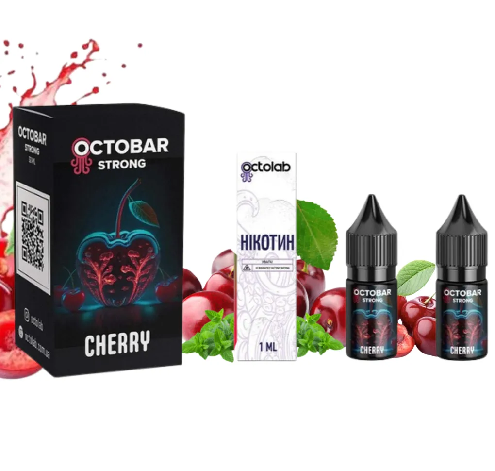 Набір Octobar STRONG 10 мл 50 мг Cherry