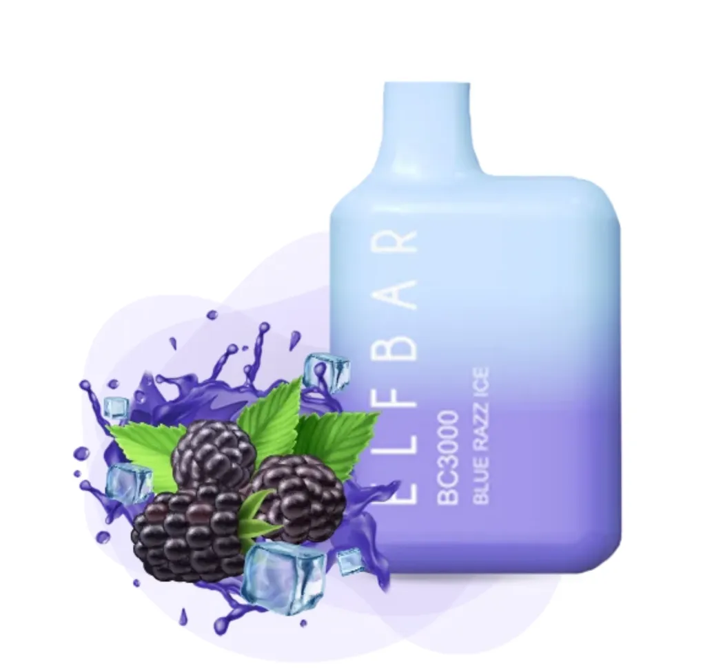 Elf Bar BC3000 Blue Razz Ice Elf Bar BC3000 Blue Razz Ice